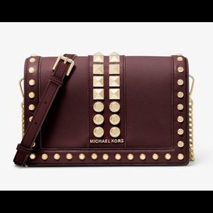 NWT!! BRAND NEW Michael Kors Jet Set Studded Barolo Bag‼️